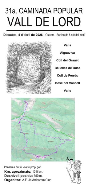 31a Caminada Popular de la Vall de Lord