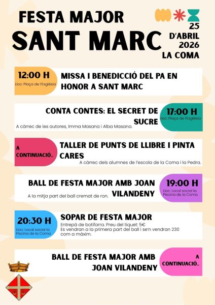 Festa de Sant Marc a La Coma